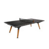 Cornilleau Outdoor Origin Standard Black Table Tennis - black top with lines - Games DNA