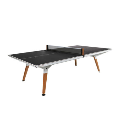 Cornilleau Outdoor Origin White Table Tennis - black top with lines - Games DNA