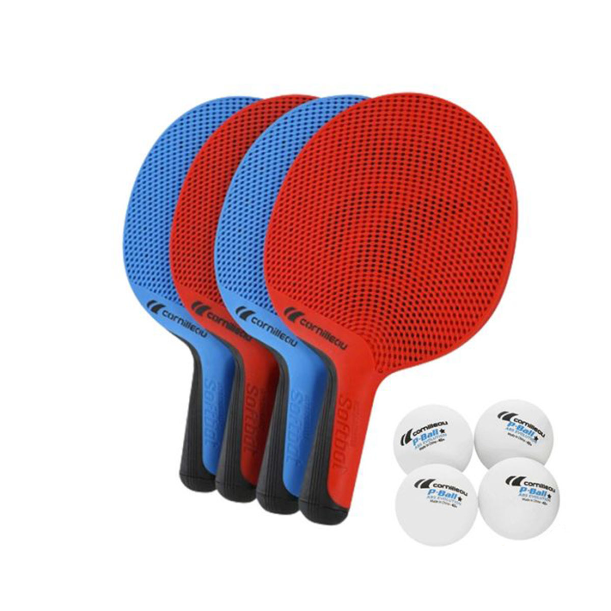 Cornilleau Outdoor Softbat Pack Quattro - Games DNA