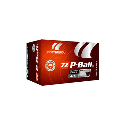 Cornilleau Table Tennis P-Ball ITTF Box of 72 - Games DNA