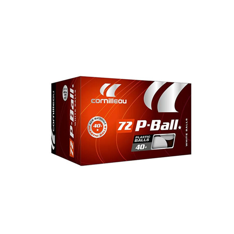 Cornilleau Table Tennis P-Ball ITTF Box of 72 - Games DNA