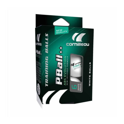 ลูกปิงปอง Cornilleau สีขาว ABS 2 ดาว (แพ็ค 6 ลูก) - Games DNA