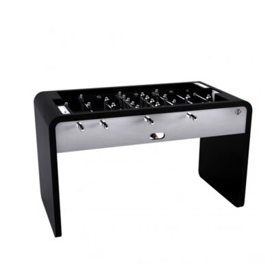 Debuchy Indoor T22 Black with Inox Foosball Table - Games DNA