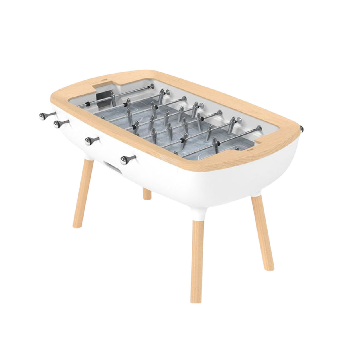 Debuchy Indoor The Pure White Foosball Table - Games DNA
