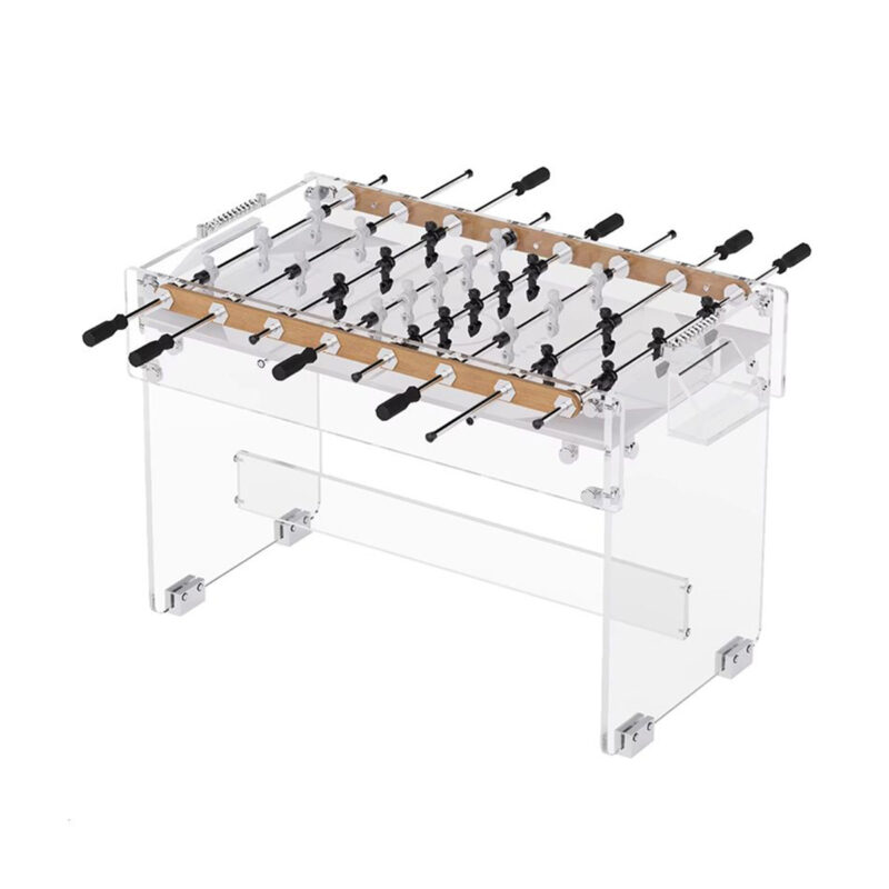 GR8 Billiards Indoor Clear Play Foosball Table - Games DNA