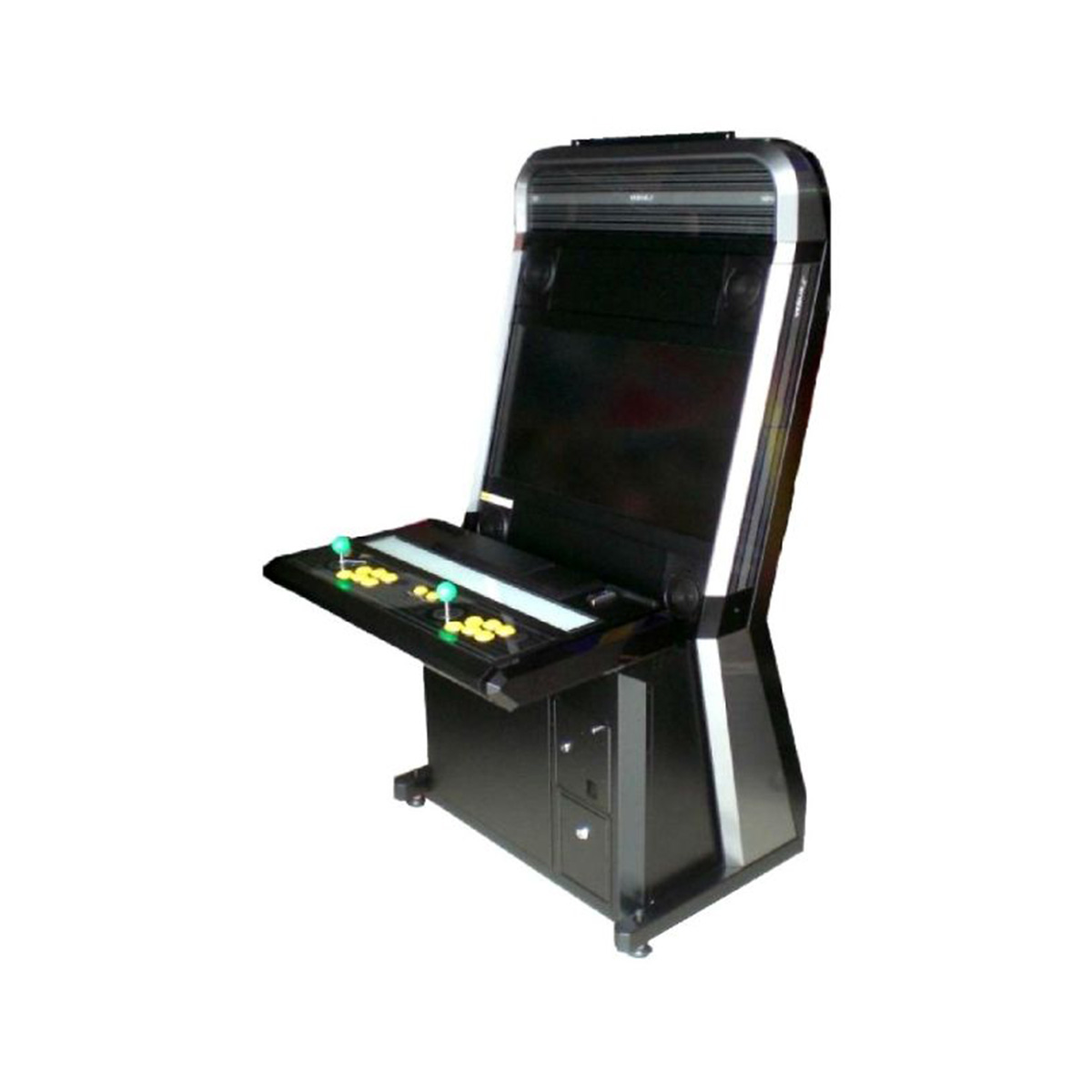 เครื่องเล่นอาเขตทันสมัยแบบนั่ง สีดำ/เทา - Games DNA