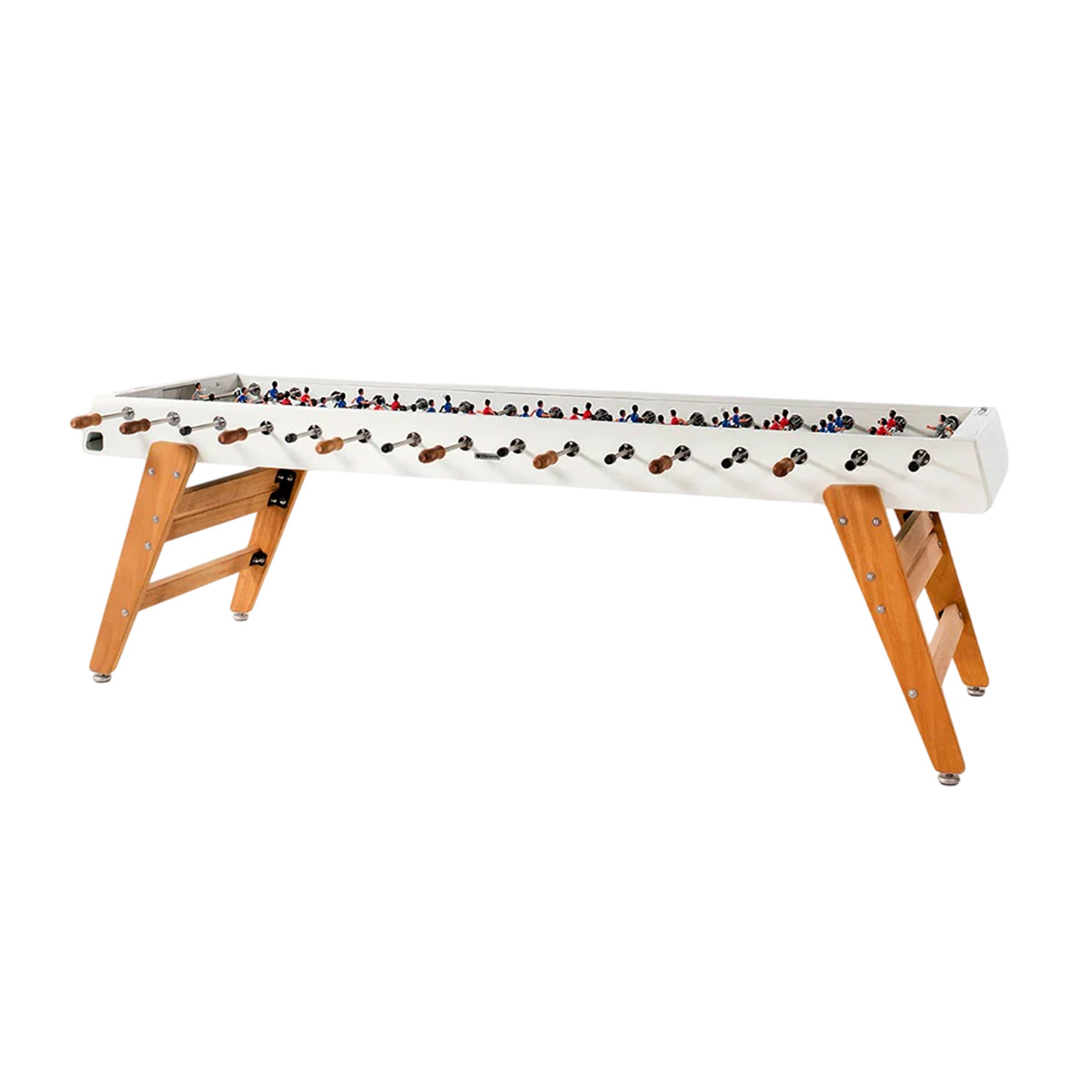 RS Barcelona RS Max White Foosball Table - Games DNA