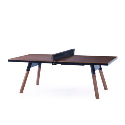 RS Barcelona Indoor You&ME Black/Walnut Medium Foosball Table - Games DNA