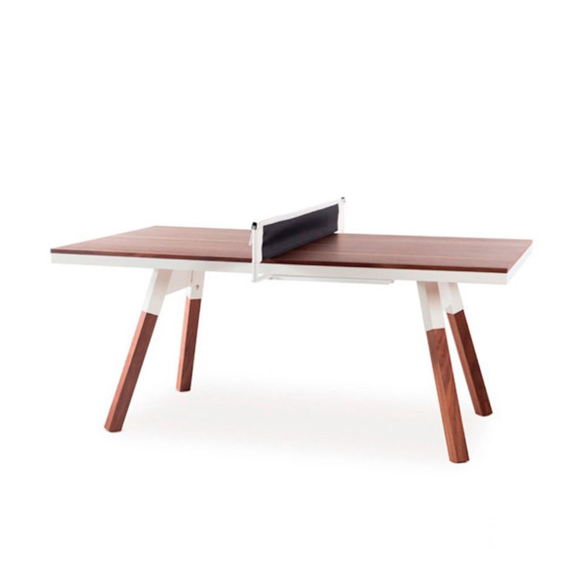 RS Barcelona โต๊ะโกล์ดในร่ม รุ่น You&ME สีขาว ไม้วอลนัท ขนาดเล็ก - Games DNA