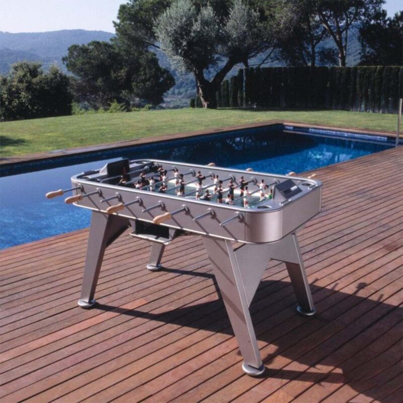RS Barcelona Outdoor RS2 Inox Foosball Table - display - Games DNA