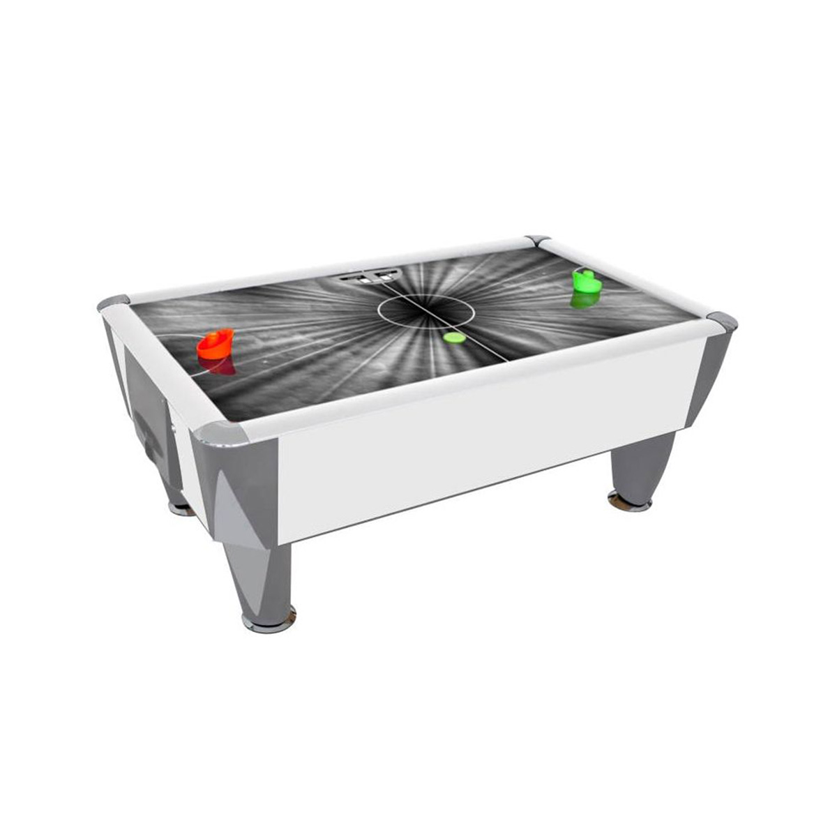 โต๊ะแอร์ ฮอกกี้ SAM รุ่น Ice Track สีขาว 7ฟุต - Games DNA