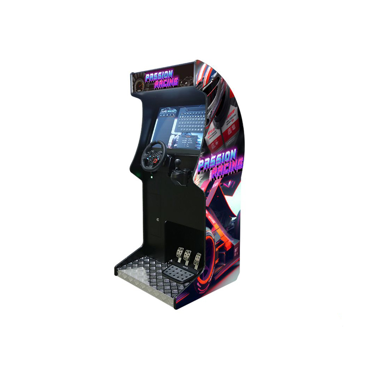 เครื่องเล่นอาเขดขับรถพร้อมเกียร์ - แบบยืนเล่น - Games DNA