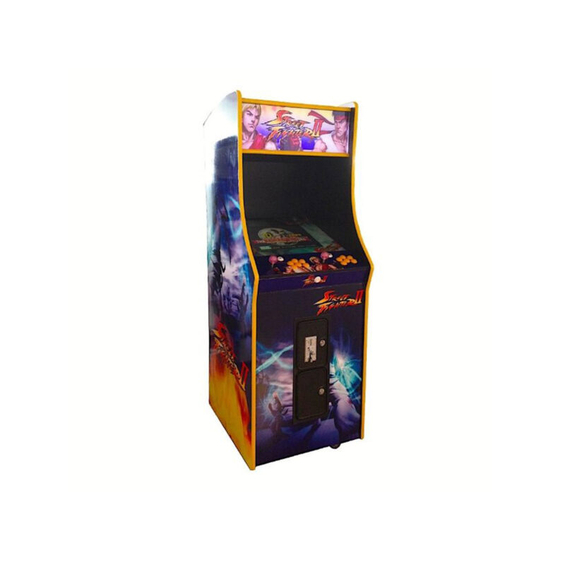 Stand up Street Fighter Red Arcade Machine - Games DNA