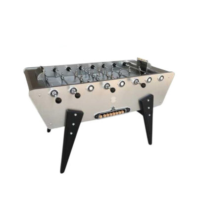 Stella Indoor Champion Brushed Aluminum Foosball Table - Games DNA