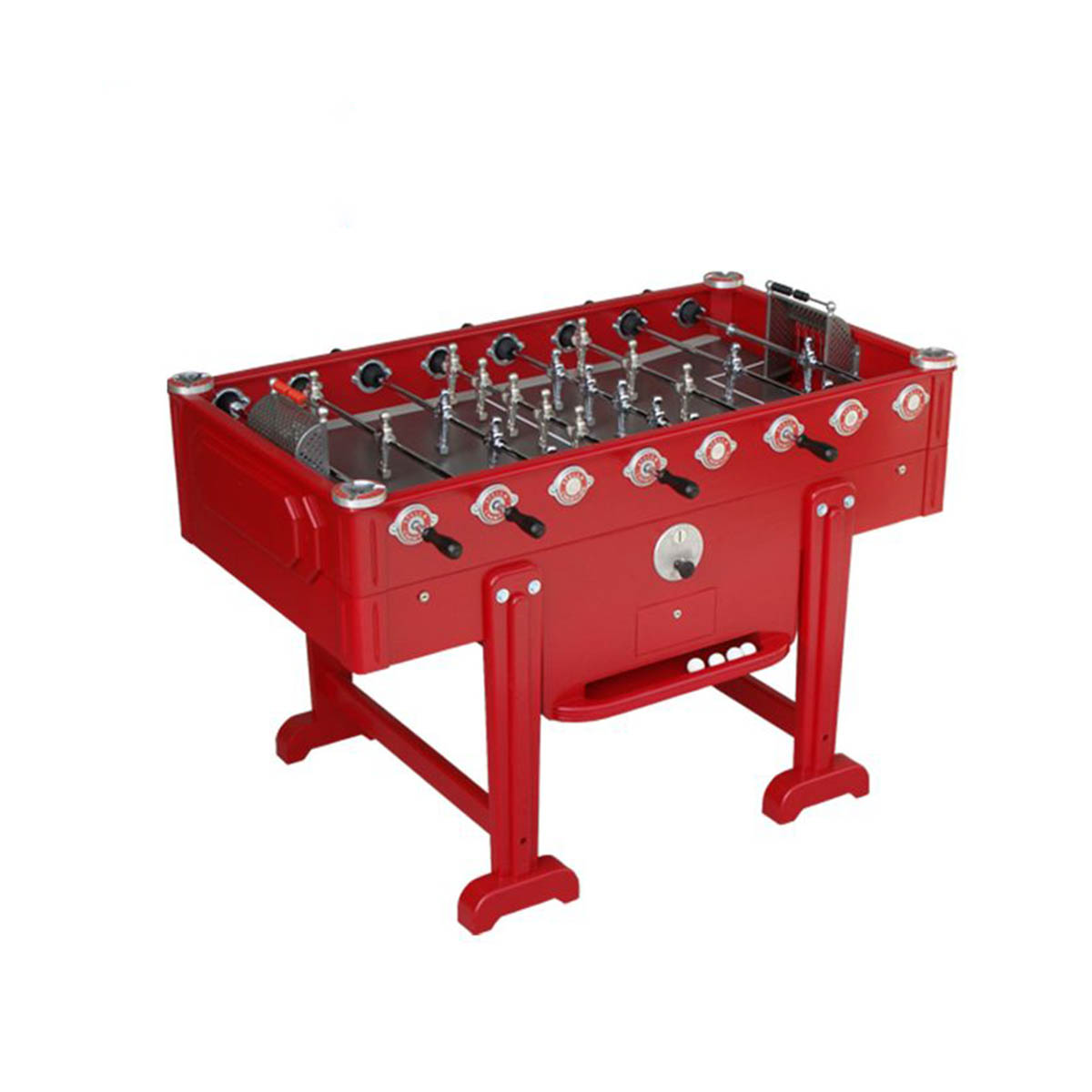 Stella Retro Coin Operated Red Foosball Table - Games DNA