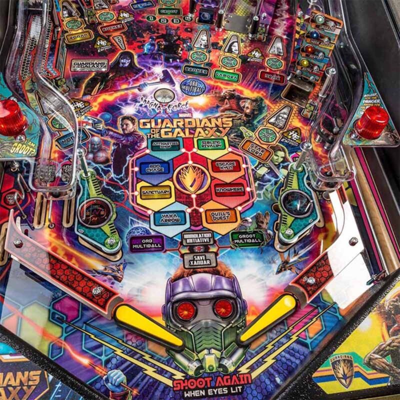 เครื่องพินบอลธีม Guardians of the Galaxy จากค่าย Stern Pinball - GamesDNA Thailand