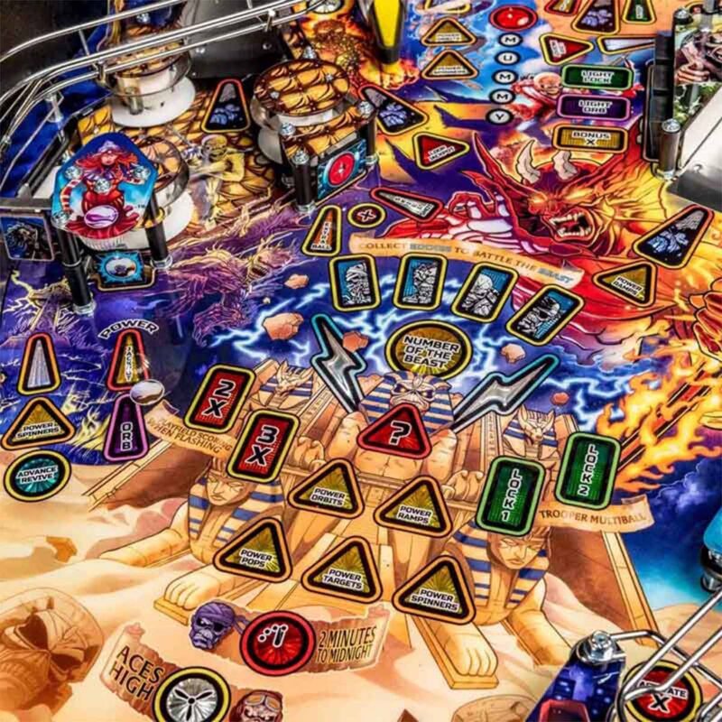 Stern Pinball Iron Maiden - GamesDNA Thailand Stern Pinball Iron Maiden - playfield1 - Games DNA