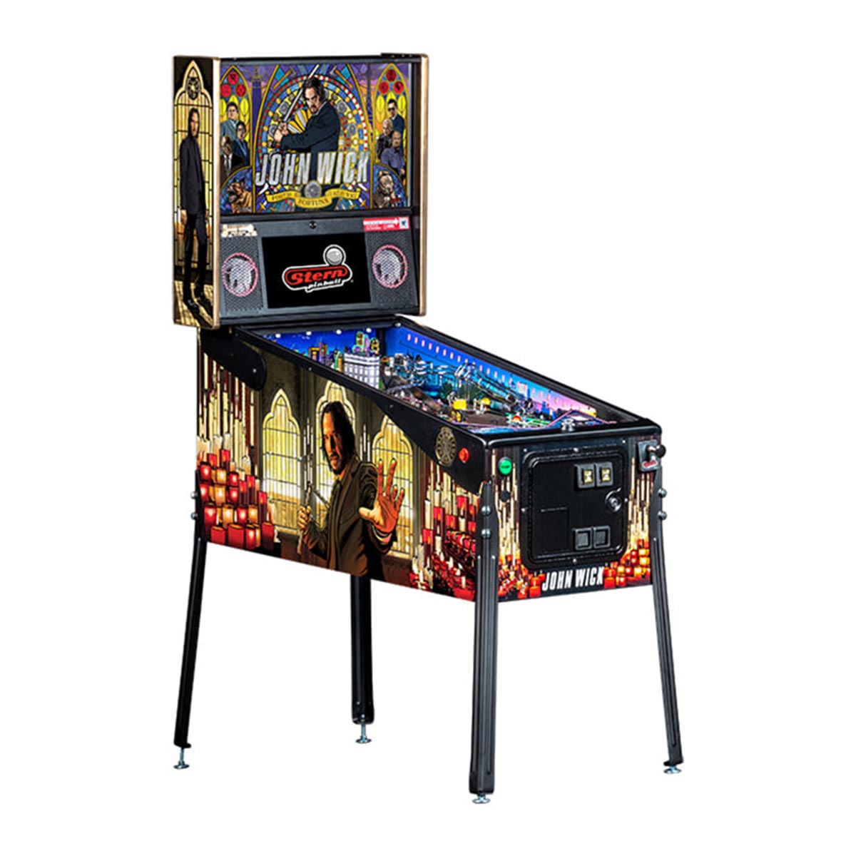 พินบอล Stern John Wick LE - ด้านซ้าย - Games DNA