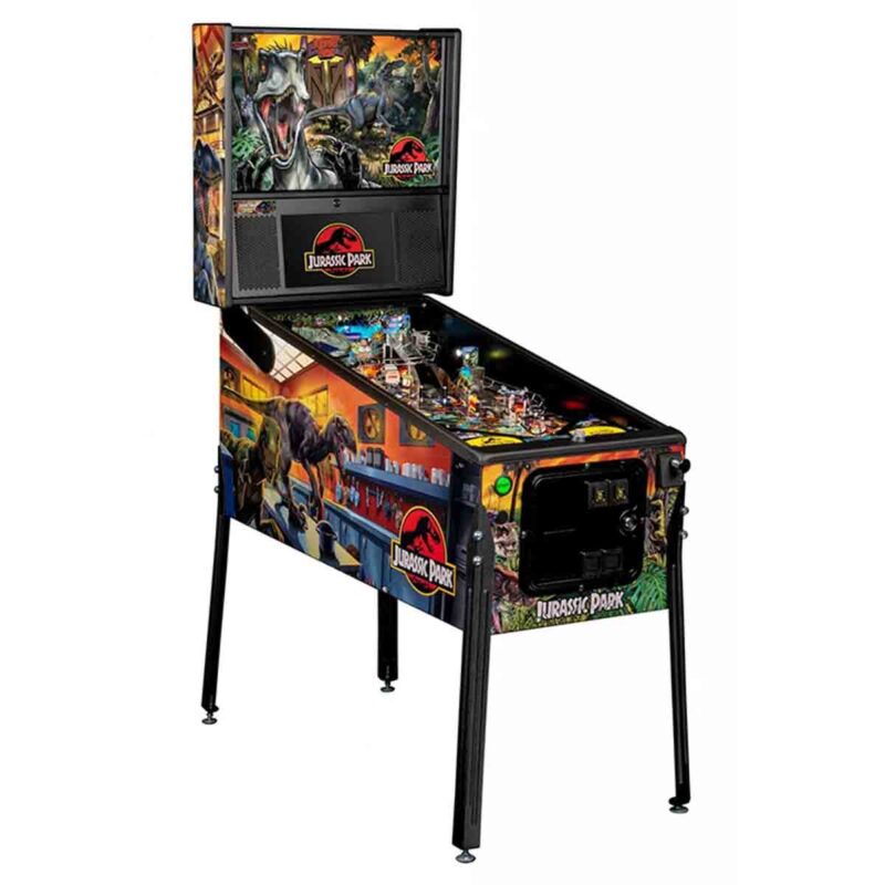 Stern Pinball Jurassic Park Premium - left side - Games DNA