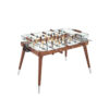Teckell Indoor 90 Minuto Walnut Glass Foosball Table - Games DNA