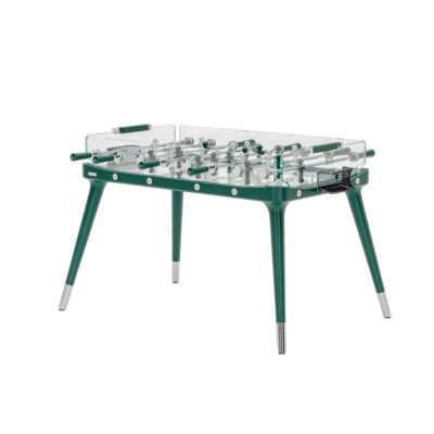 Teckell Indoor 90 Minutor Glass Foosball Table Matte Green - Games DNA