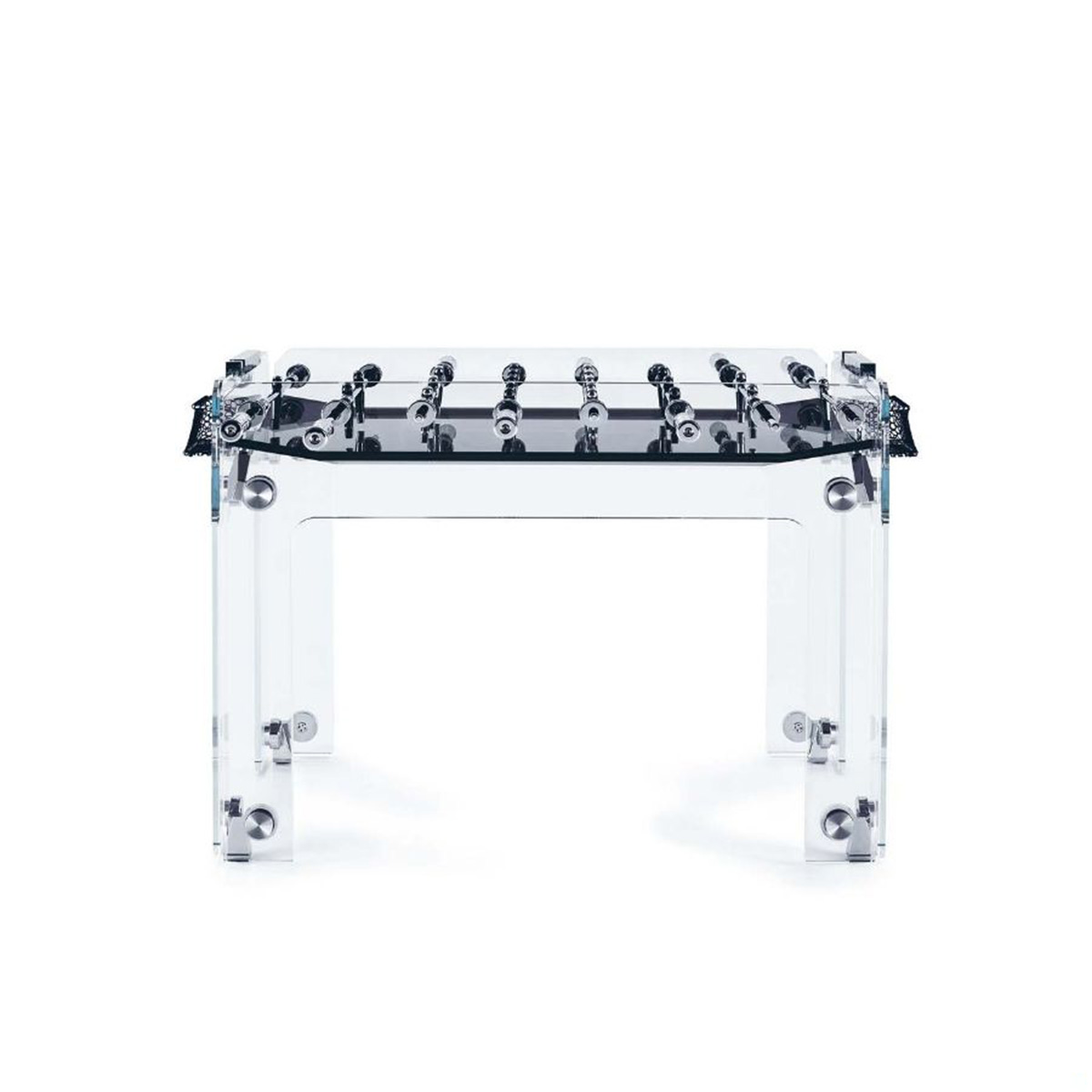 โต๊ะฟุตบอลกระจก Teckell Indoor Cristallino - พื้นสนามสีดำ - Games DNA