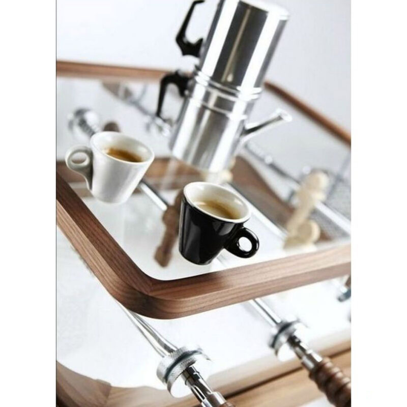 Teckell โต๊ะฟุตบอลกระจก รุ่น Intervallo - กาแฟ - Games DNA