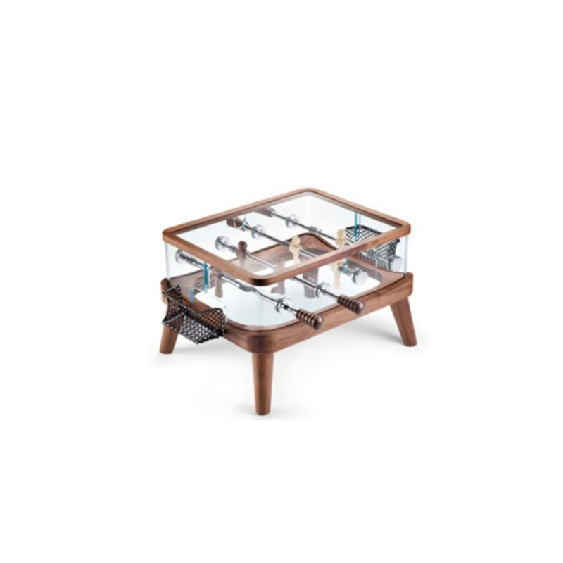 Teckell Indoor Intervallo Glass Foosball Table - side - Games DNA