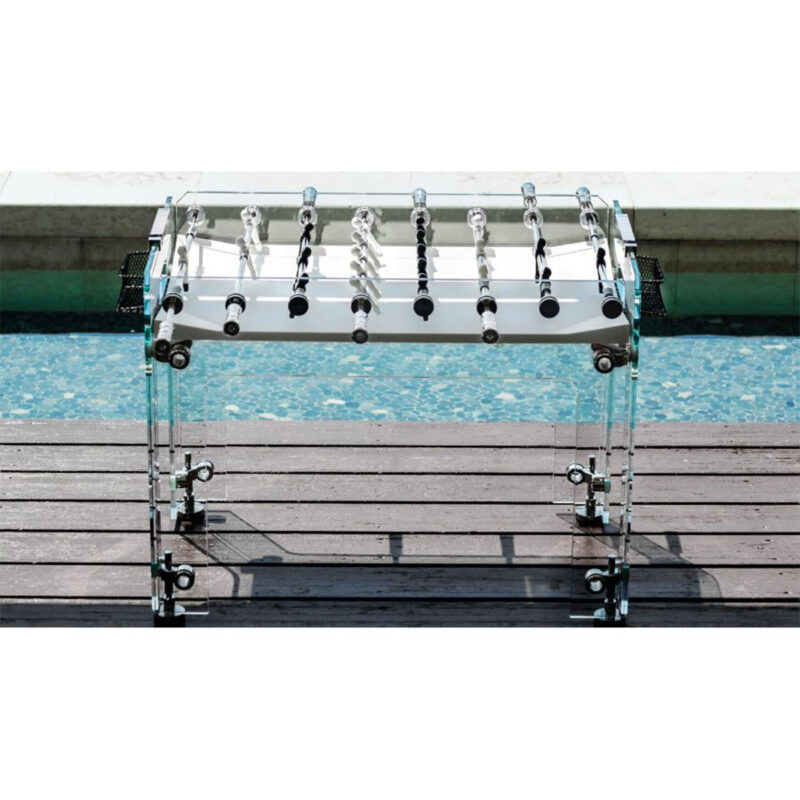 Teckell Outdoor Cristallino Glass Foosball Table - display - Games DNA