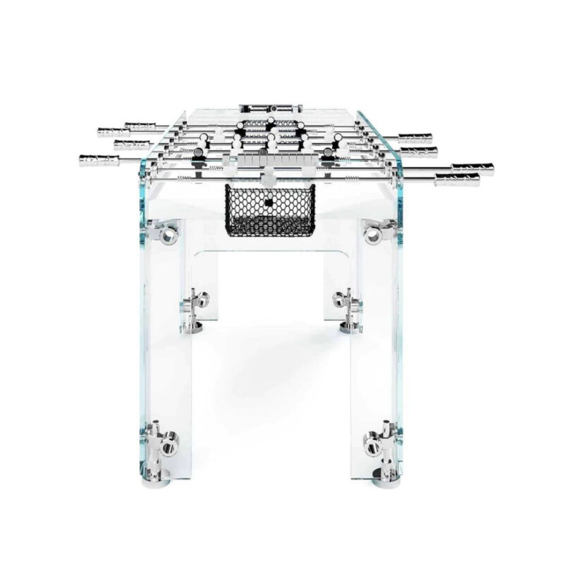 โต๊ะฟุตบอลแก้ว Teckell Cristallino สำหรับกลางแจ้ง - ด้านหน้า - Games DNA