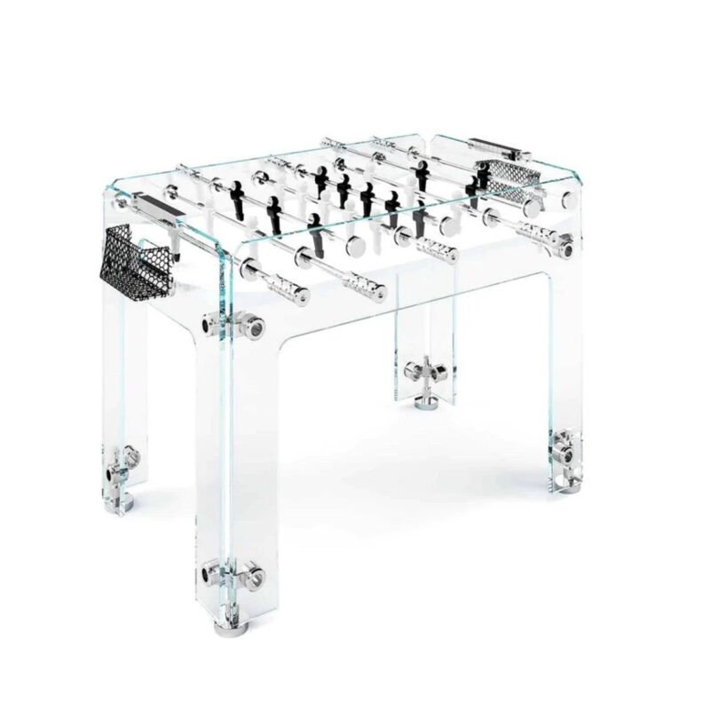 โต๊ะฟุตบอลแก้ว Teckell Cristallino สำหรับกลางแจ้ง - ด้านข้าง - Games DNA