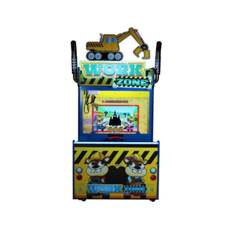 UNIS Work Zone Arcade Machine - front - Games DNA