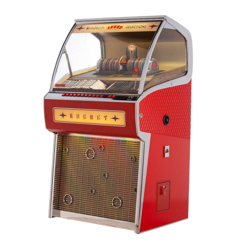 Sound Leisure Rocket CD Jukebox - GamesDNA Thailand Sound Leisure Rocket CD Jukebox Red Ash Gloss - Games DNA